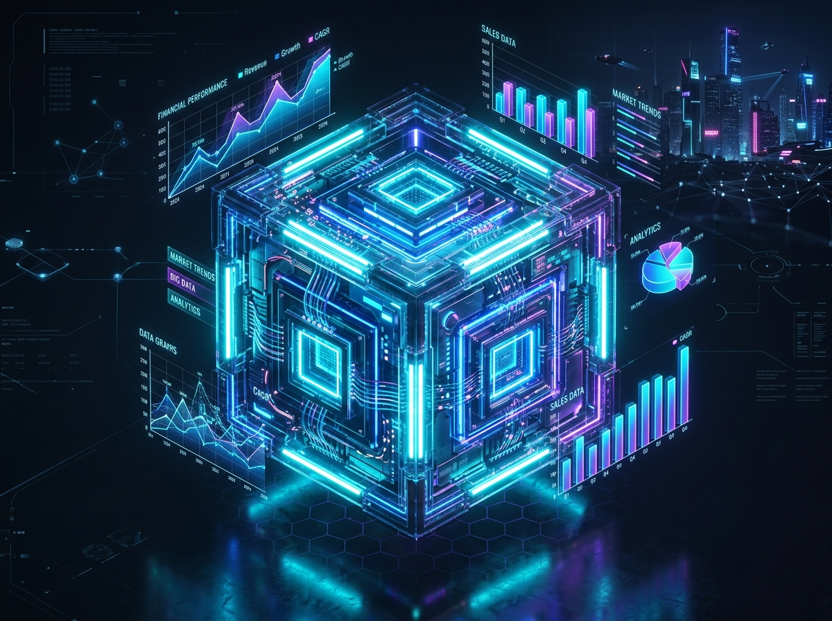 Strategic IT Consulting 3D Analytics Cube