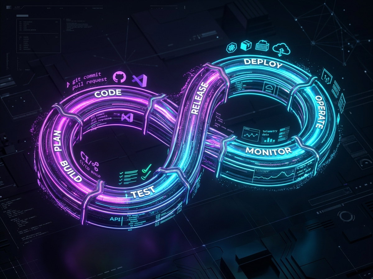 3D DevOps Infinity Loop Render